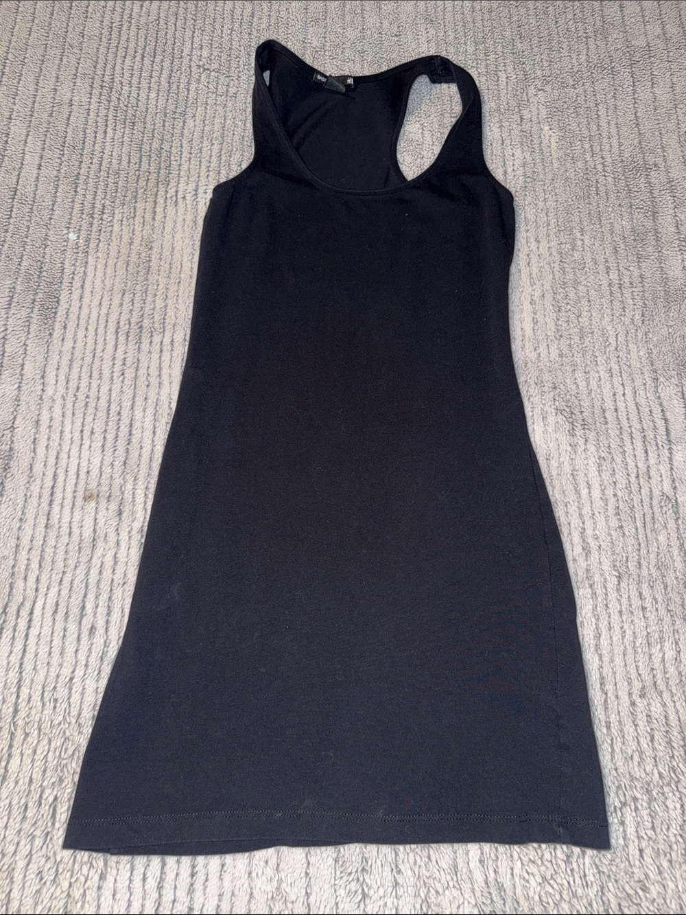 H&M Black Racerback Mini Dress